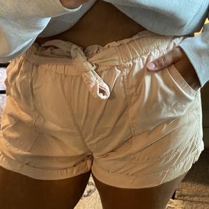 soft pink shorts